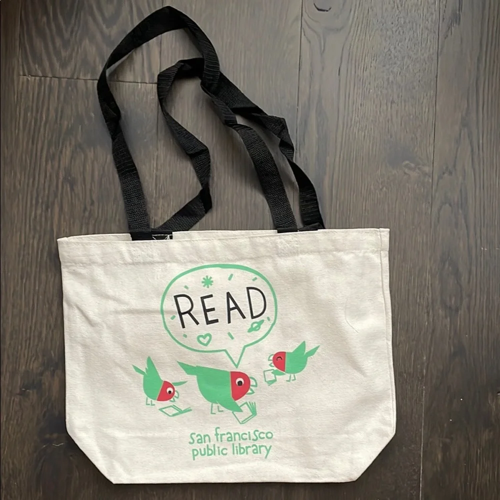 San Francisco Public Library 2025 Read Tote Bag, New - Picture 1 of 6
